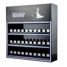 Classic Built-in Light Cigarette Shelf Pusher Display With Pusher Shelf For Cigarette